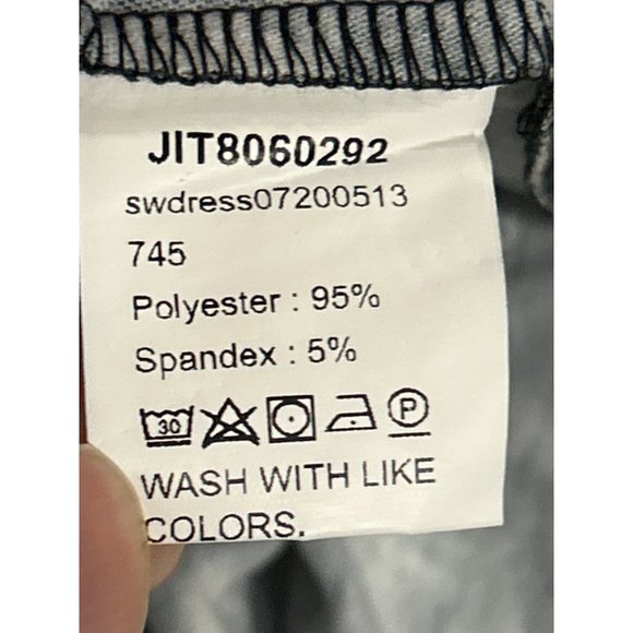 Shein One Shoulder Floral Print Drawstring Dress EUC Women's Size S - Picture 9 of 12